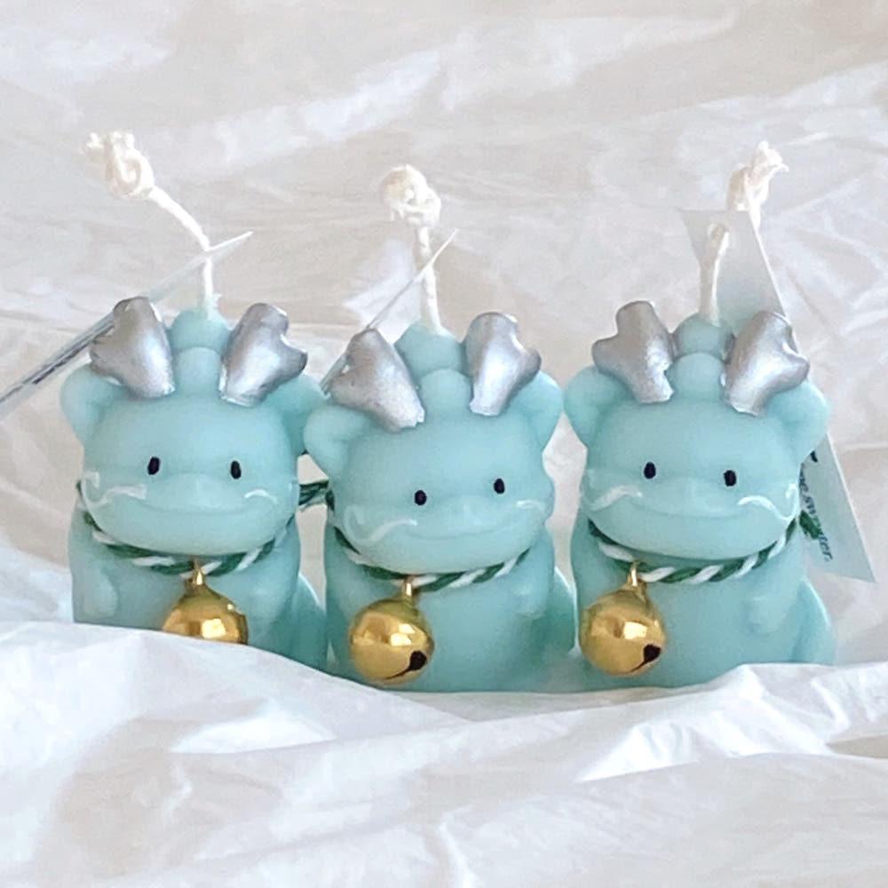 청룡캔들 오브제 양초 미니캔들 용띠 애착 인형 임신 출산 선물