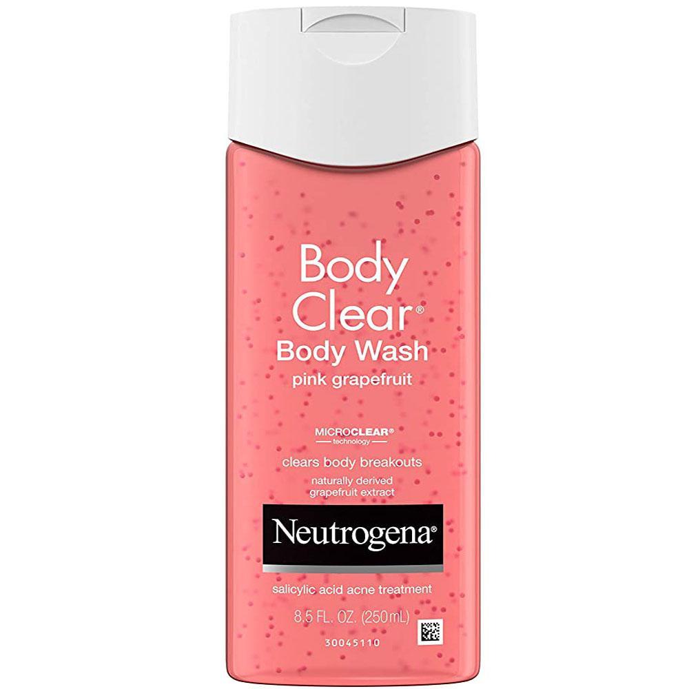 뉴트로지나 바디 클리어 바디 워시 핑크 그레이프 자몽 250ml