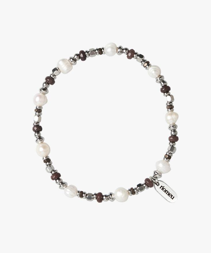 [데이식스_원필 착용] 브라운 진주 팔찌