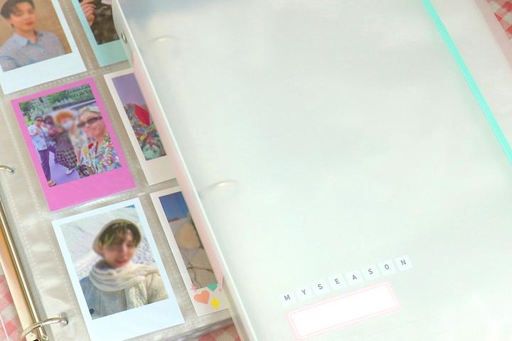 3공 포카 바인더 9포켓 (포토 카드 폴라로이드 포토북 스크랩 콜렉트북)