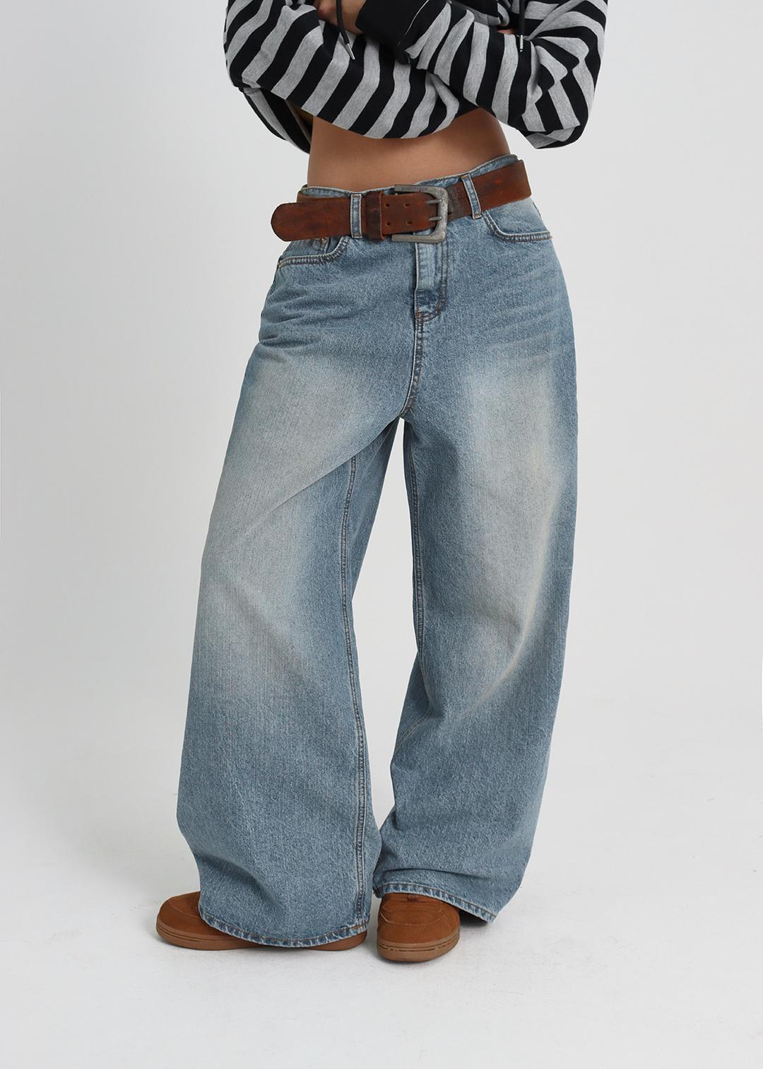 [B-DENIM] ORIGINAL WIDE JEANS 044