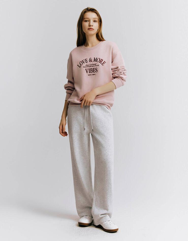 여자 기모 스트레이트핏 트레이닝 바지