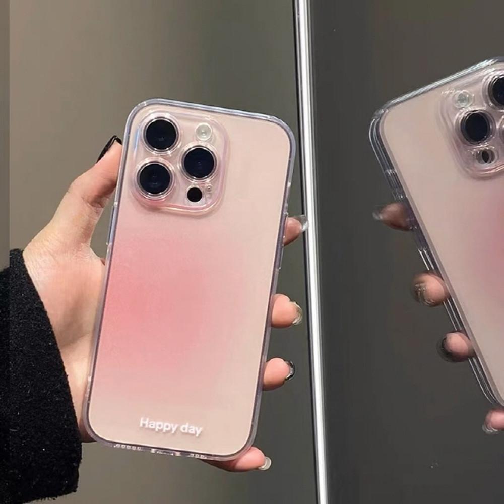 해피데이 그라데이션 PINK 아이폰 12 13 14 PRO 프로맥스 케이스