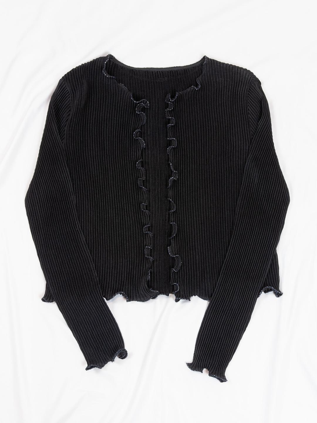 Specchio Pleats Cardigan
