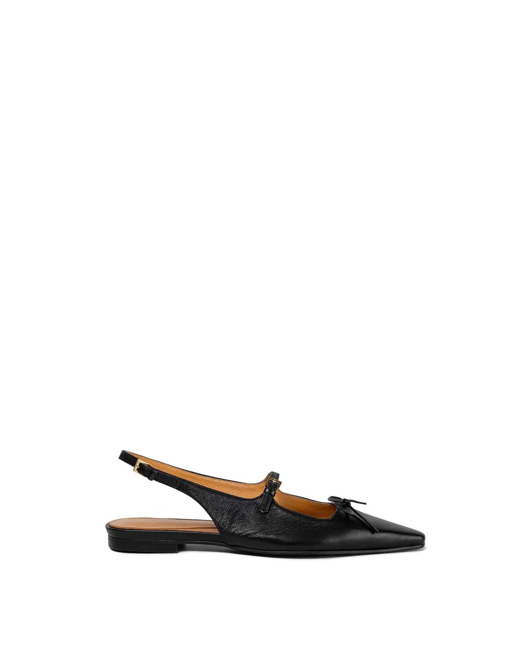 NABI FLAT SLINGBACK_BLACK