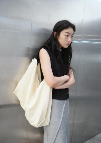 wide crispy daily bag (3colors)
