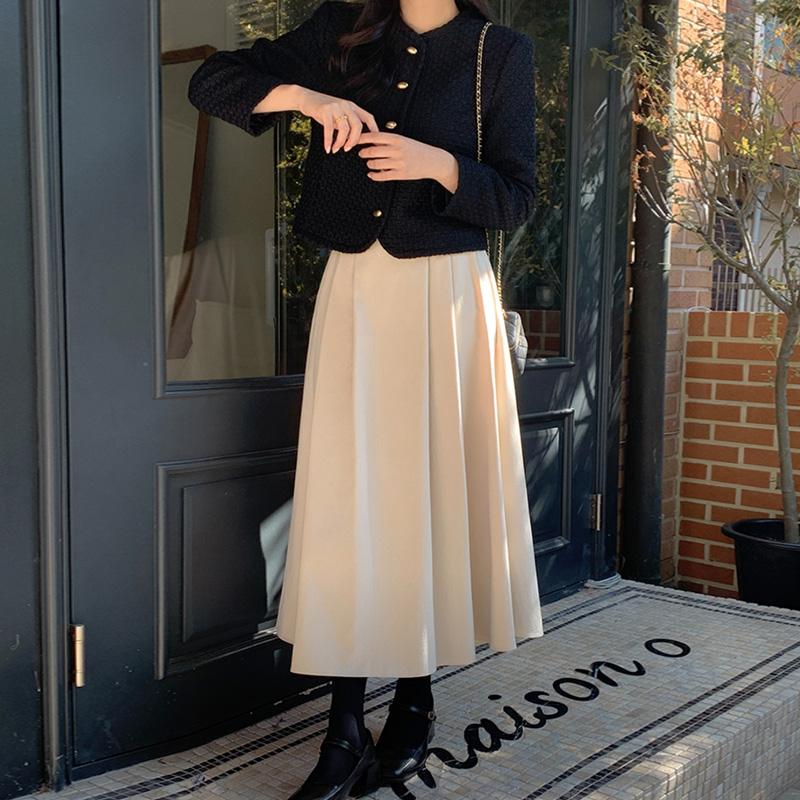 플루 피치플리츠 스커트 sk6115