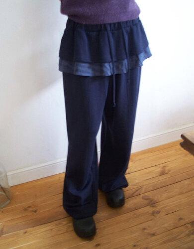 바나나 버터링 프릴 팬츠