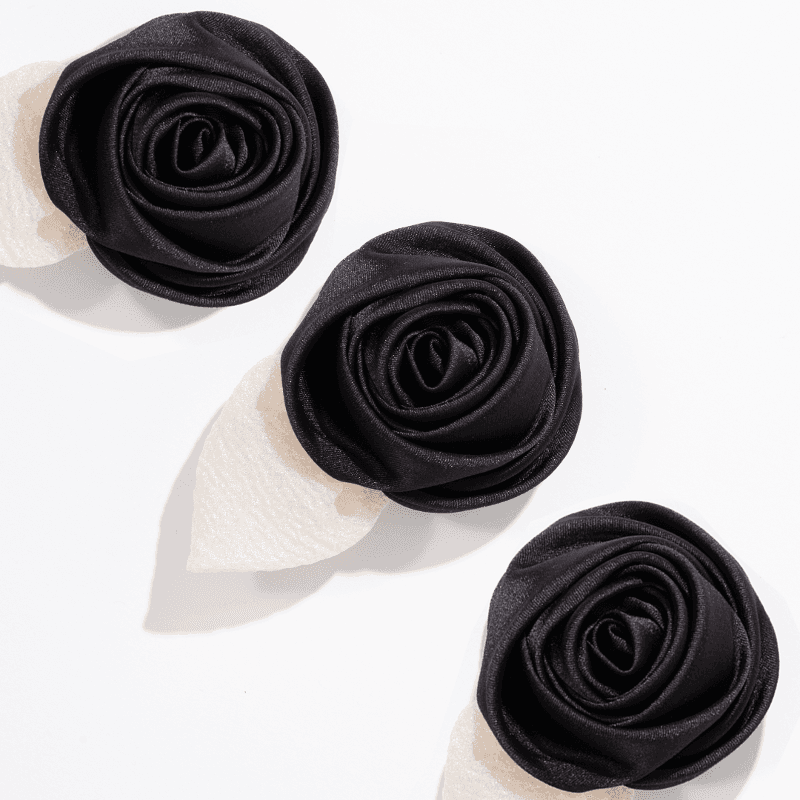 [11월 8일 순차배송]로즈 코사지 톡_블랙