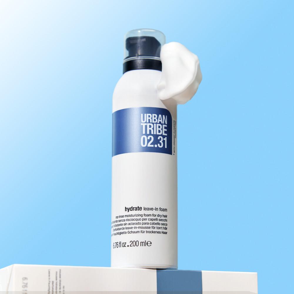 어반트라이브 하이드레이트 리브 인 폼 극손상모 노워시 트리트먼트 200ml 미용실 제품