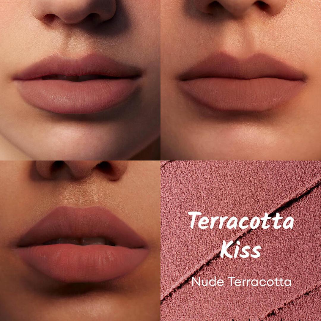 ITY PUDDING POT LIP & CHEEK CLAY (with FREE BRUSH) - 03-Terracotta Kiss