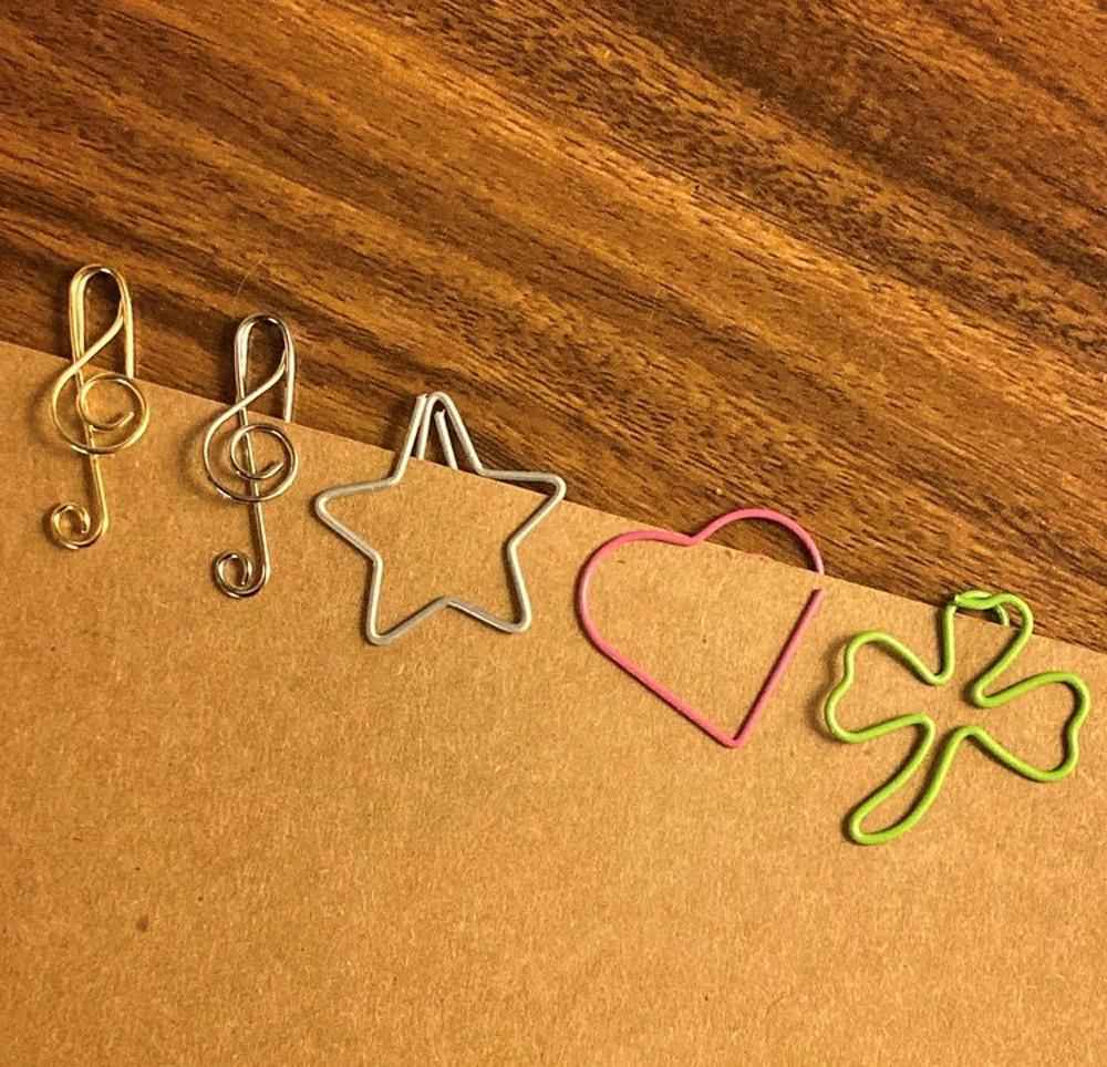 디자인 클립 7종 다꾸 문구 귀여운 모양클립 데스크테리어