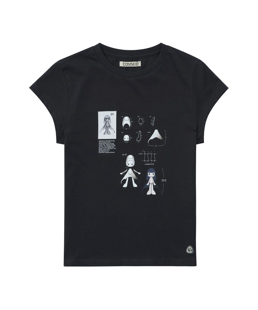 LEGNA T SHIRTS CHARCOAL