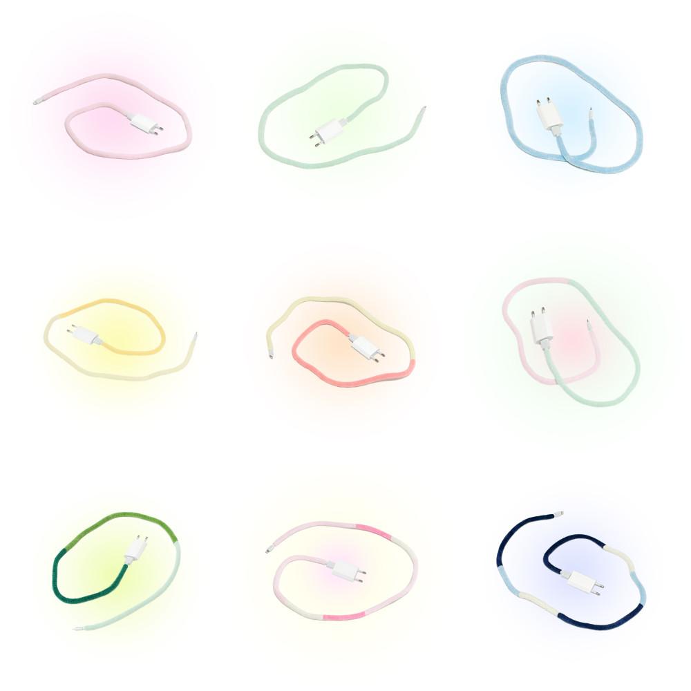 THIN CABLE [아이폰 털실 디자인 충전 케이블 커버 홈데코]