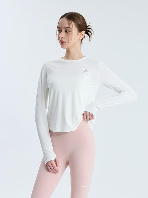 엘라이트 로고 스탠다드핏 롱 슬리브