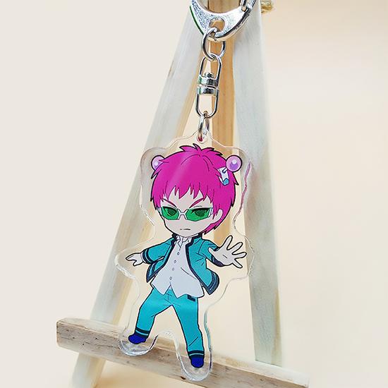 사이키 쿠스오의 재난 아크릴 키링 열쇠고리 굿즈