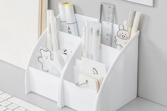 다용도 펜꽂이 브러쉬 펜 홀더 정리함