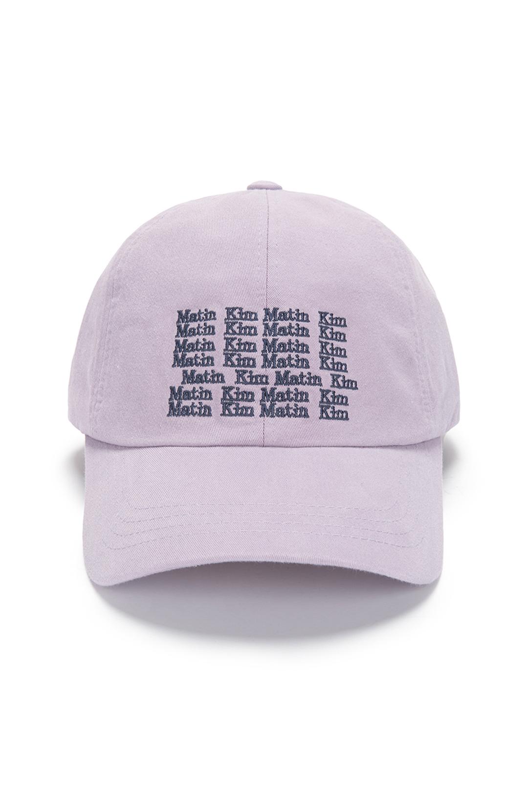 LETTERING BALL CAP IN LILAC