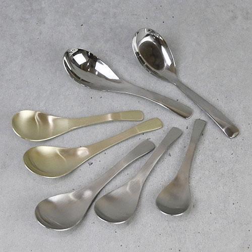 스텐 우동스푼 모음 라멘 숟가락