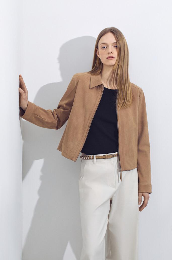 [CLUB MONACO] 페이크 스웨이드 재킷