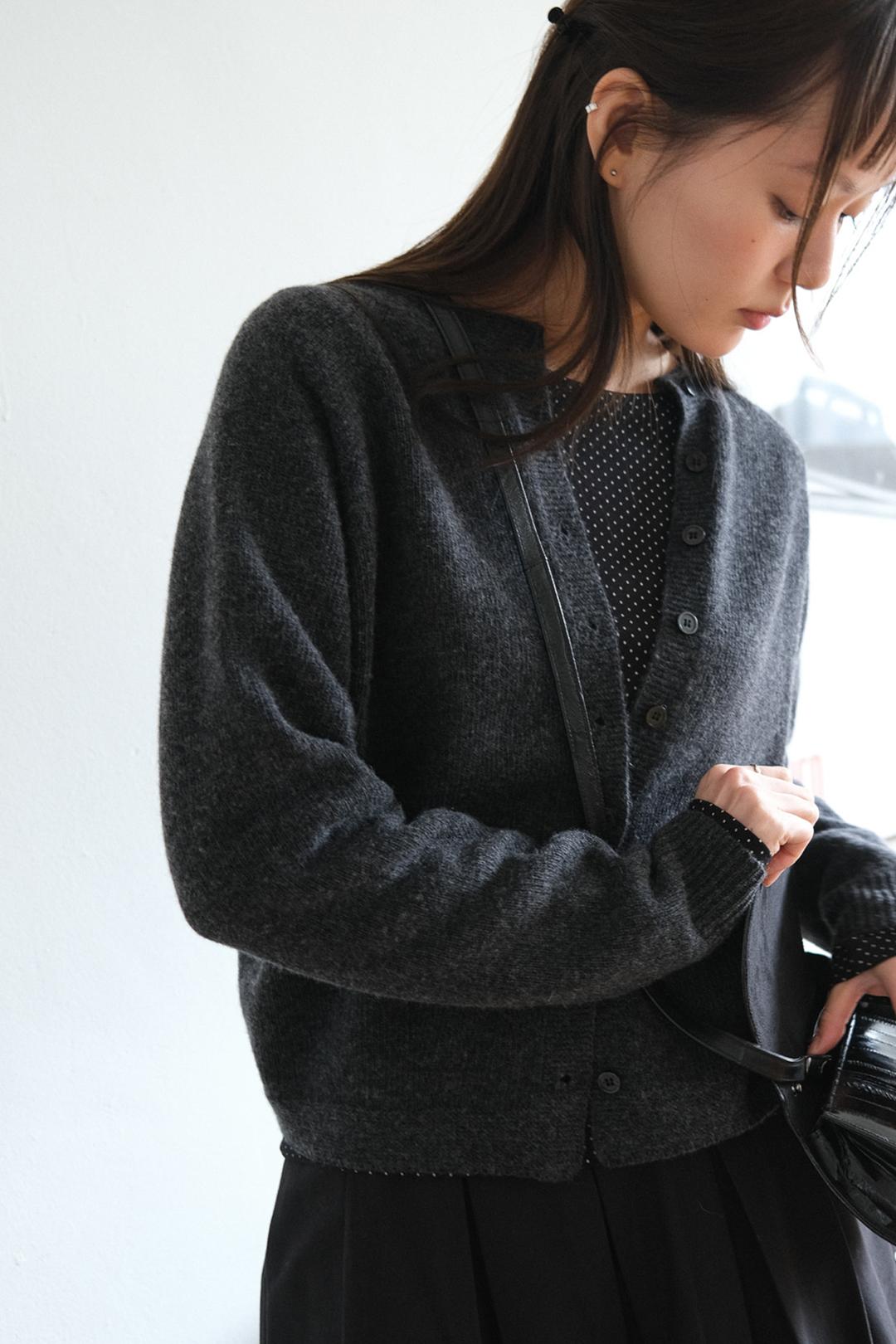 Claire wool wholegarment cardigan (3col)