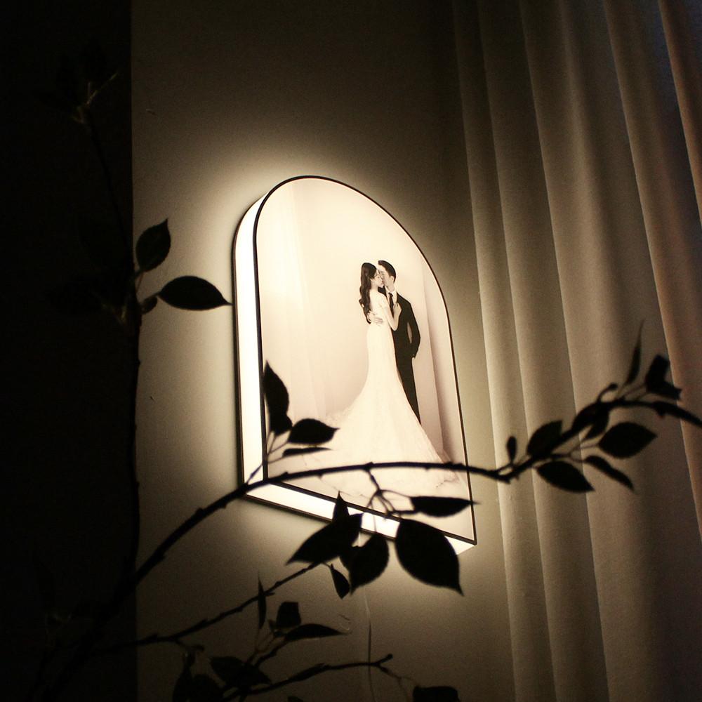 [글로우라잇] 소중한 순간 사진 액자 무드등 주문제작 감성조명 인테리어조명 집들이선물 신혼부부선물