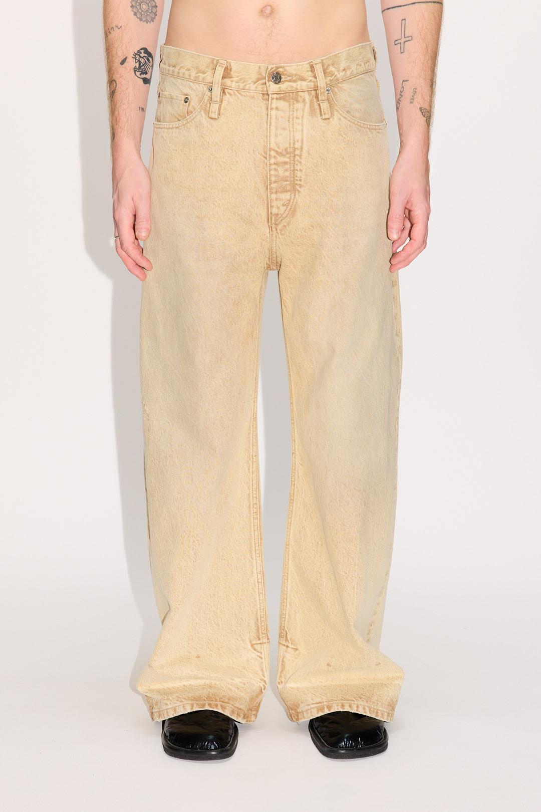 Wide-leg Jeans - Heavy Beige Vintage / 2430