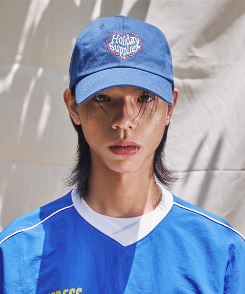 홀리데이 하트 볼캡_네이비