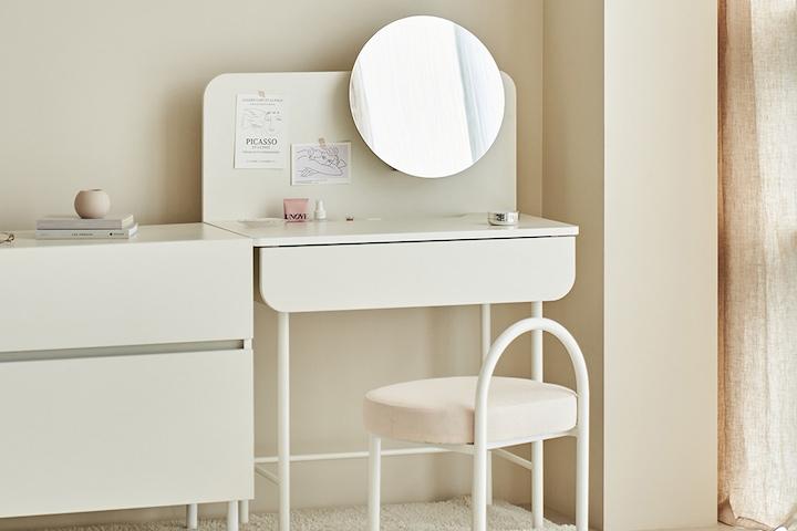 프린 화장대 파티션형 800/1000 (2type)