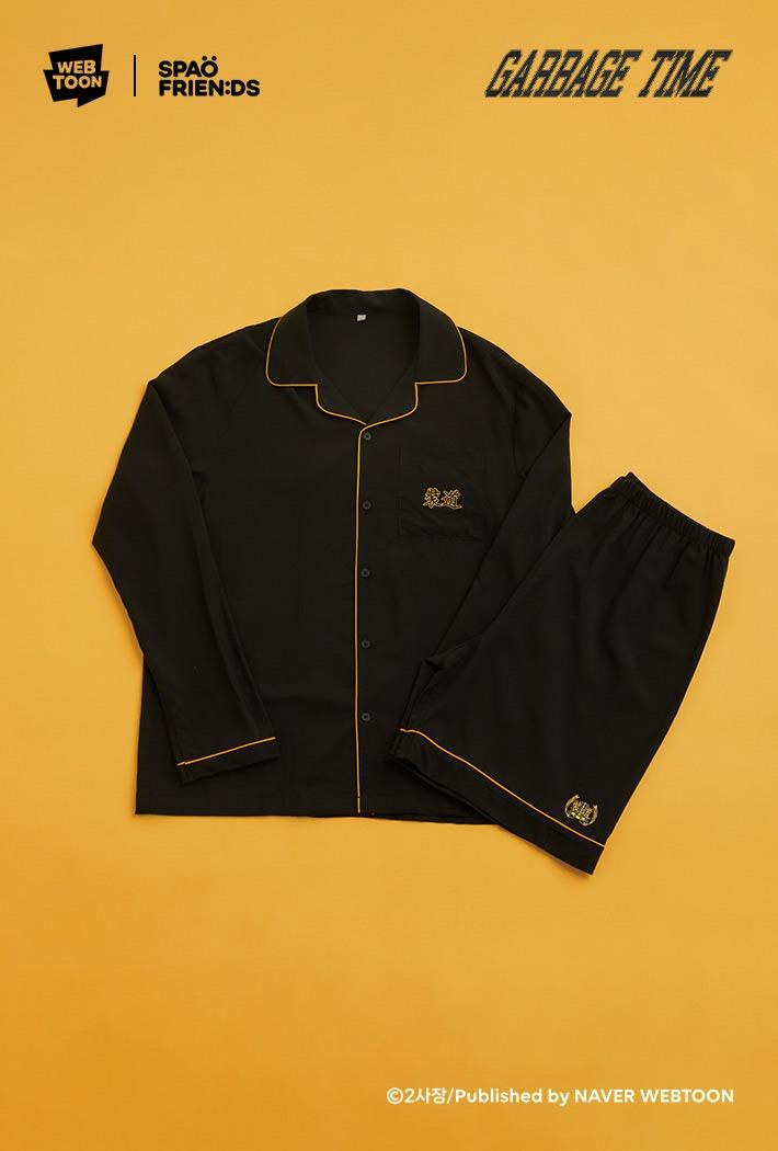 (가비지타임) 가비지 타임 긴팔 잠옷(BLACK)_SPPPD4VU07