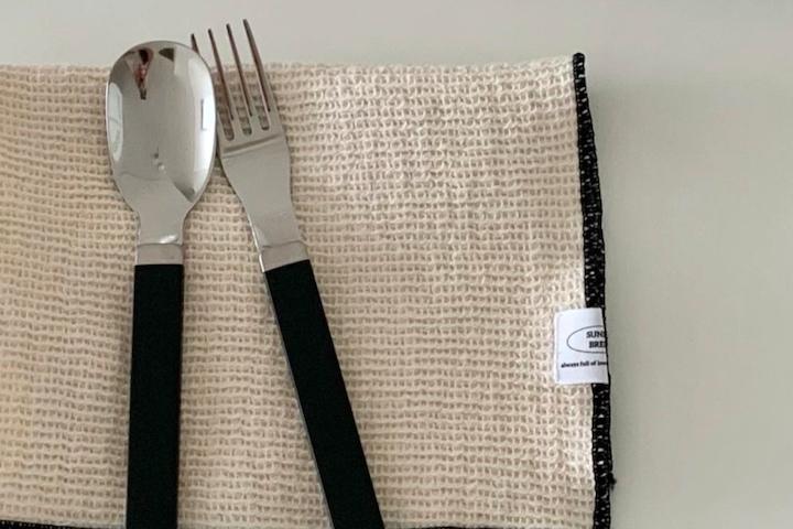 블랙라인 키친크로스 와플 다용도 매트 가전덮개 전자레인지