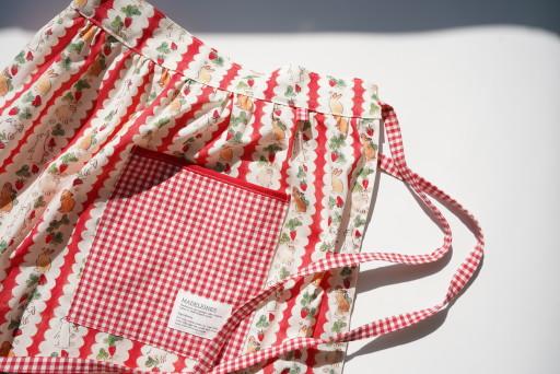 래빗 인 더 가든 허리 앞치마