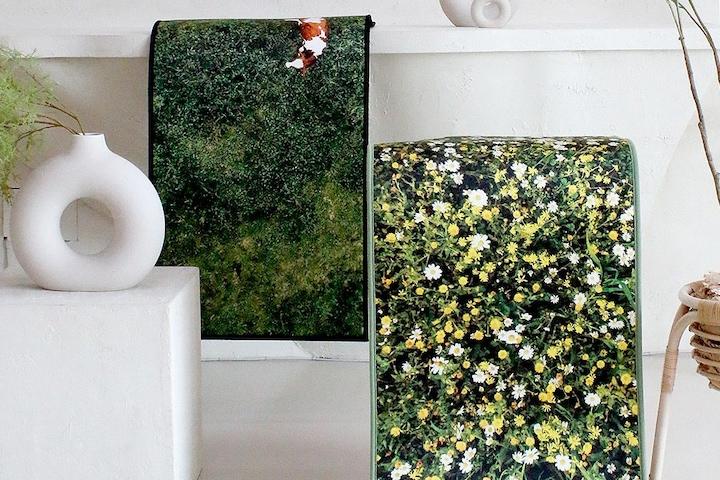 워셔블 감성 풍경 논슬립 포인트 러그 발매트 2종