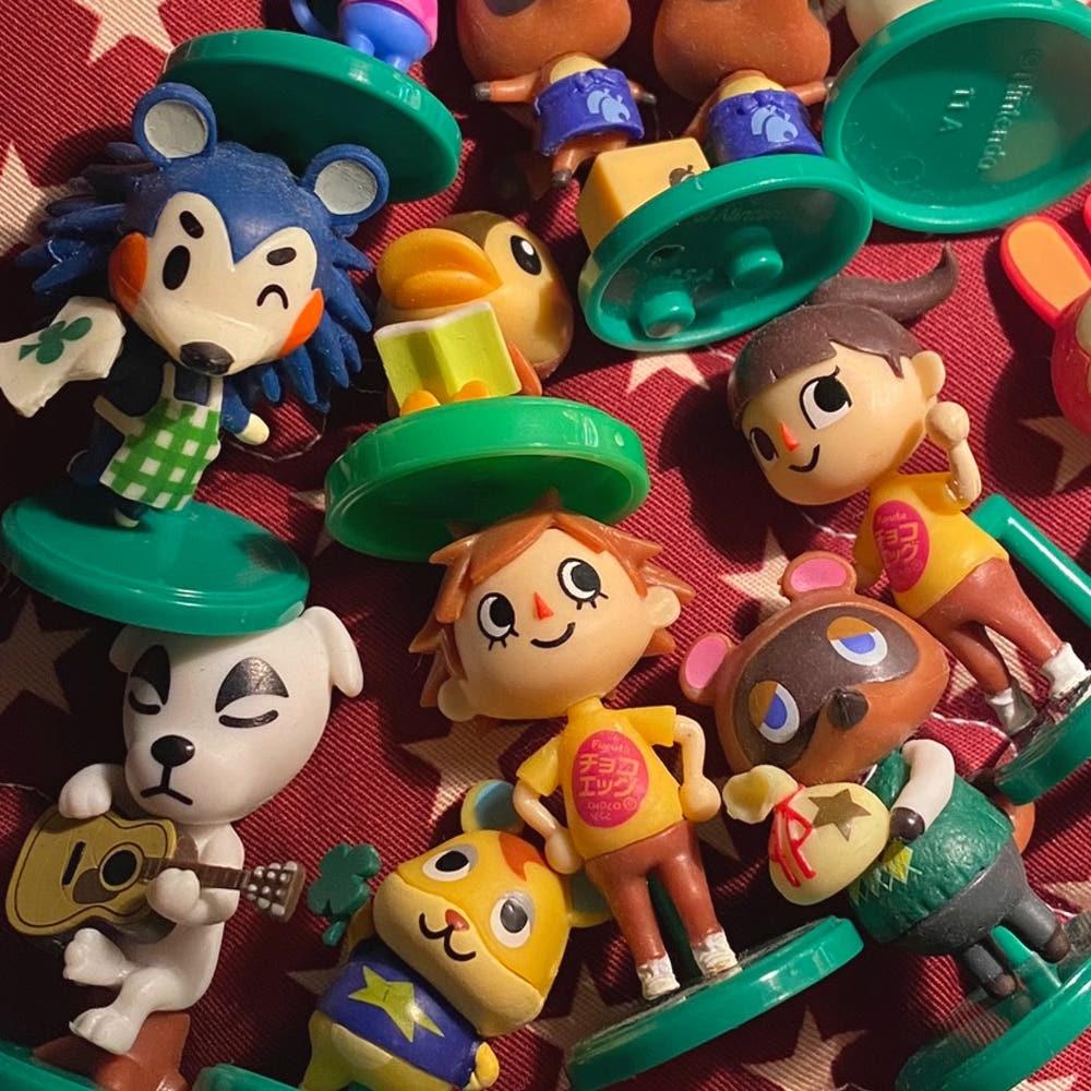 [중고] 동물의숲 초코에그 피규어