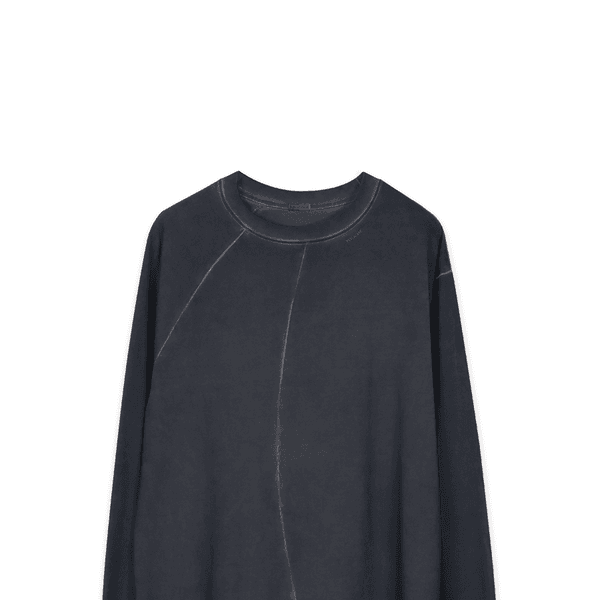 AR ASYMMETRY LONG SLEEVE TEE Washed Black