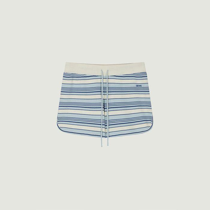 FRANKIE STRIPE SHORTS (BLUE STRIPE)