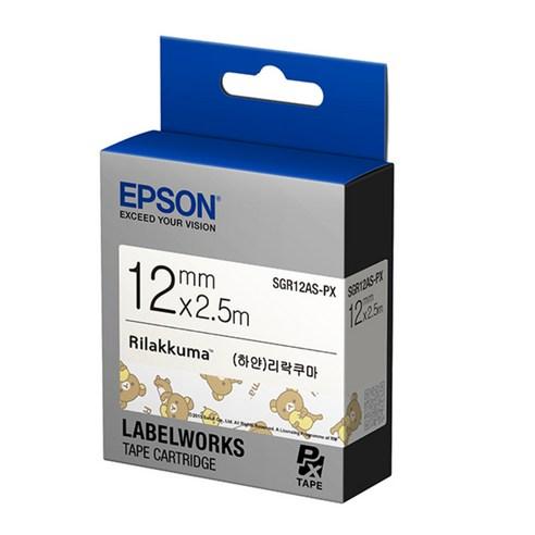 엡손 리락쿠마 라벨카트리지 SGR12AS, 화이트, 1개 - 라벨카트리지/테이프 | 쿠팡