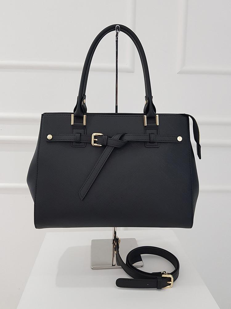 리본 벨트 빅 스퀘어 토트백 5컬러