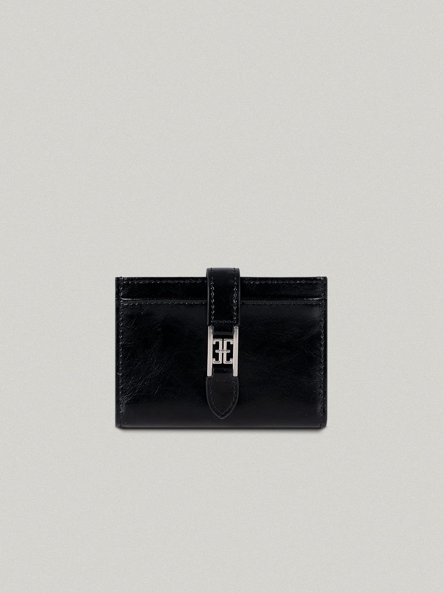 Classic Logo Card Wallet in black클래식 로고 카드지갑