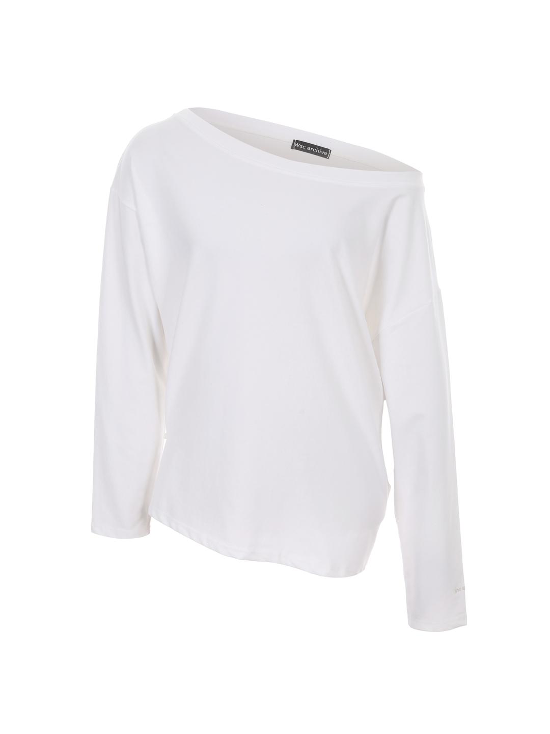 Recycle one- shoulder Tee 002