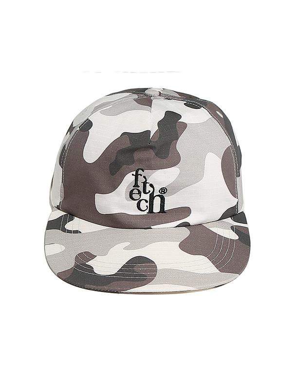 RIPSTOP BASIC LOGO 5-PANNEL CAP SNOW CAMO