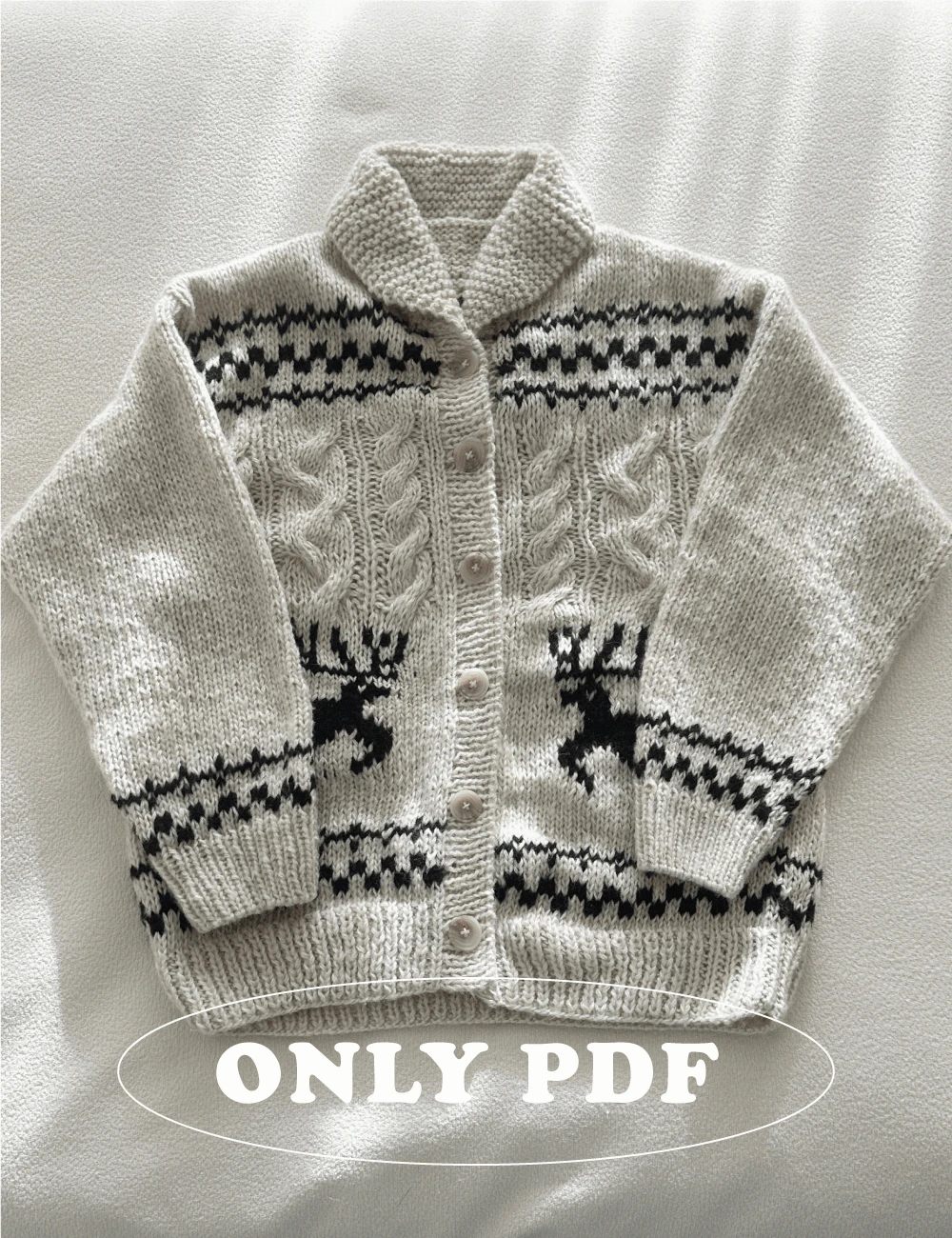 [PDF] 멜로우 디어 코위찬 가디건 도안