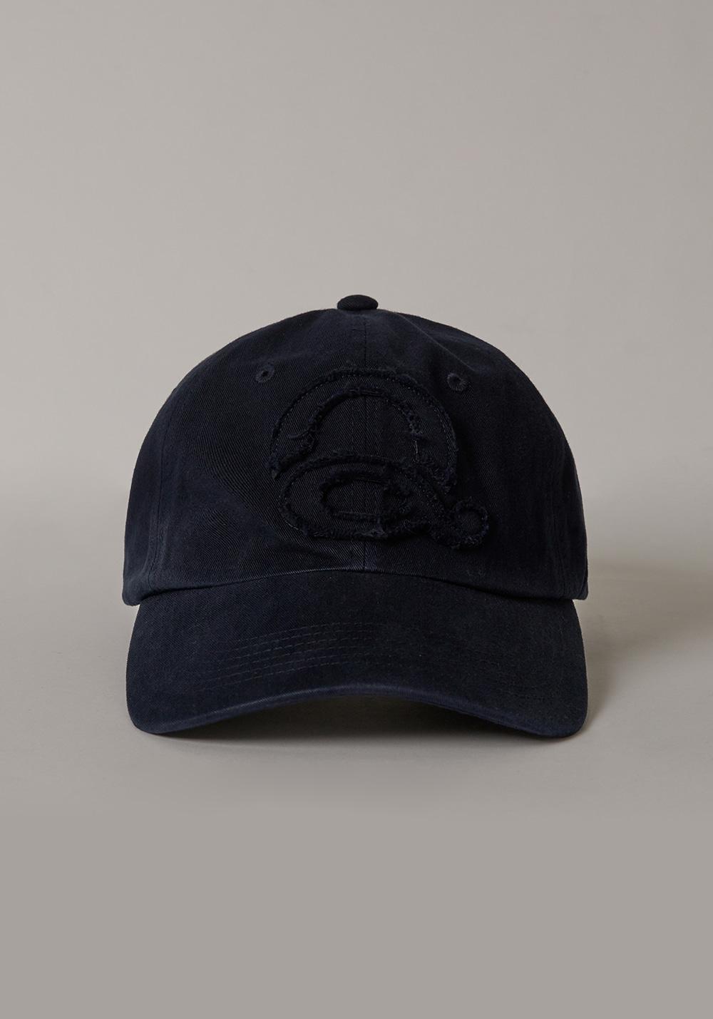 Washed Logo Ball Cap (Navy)