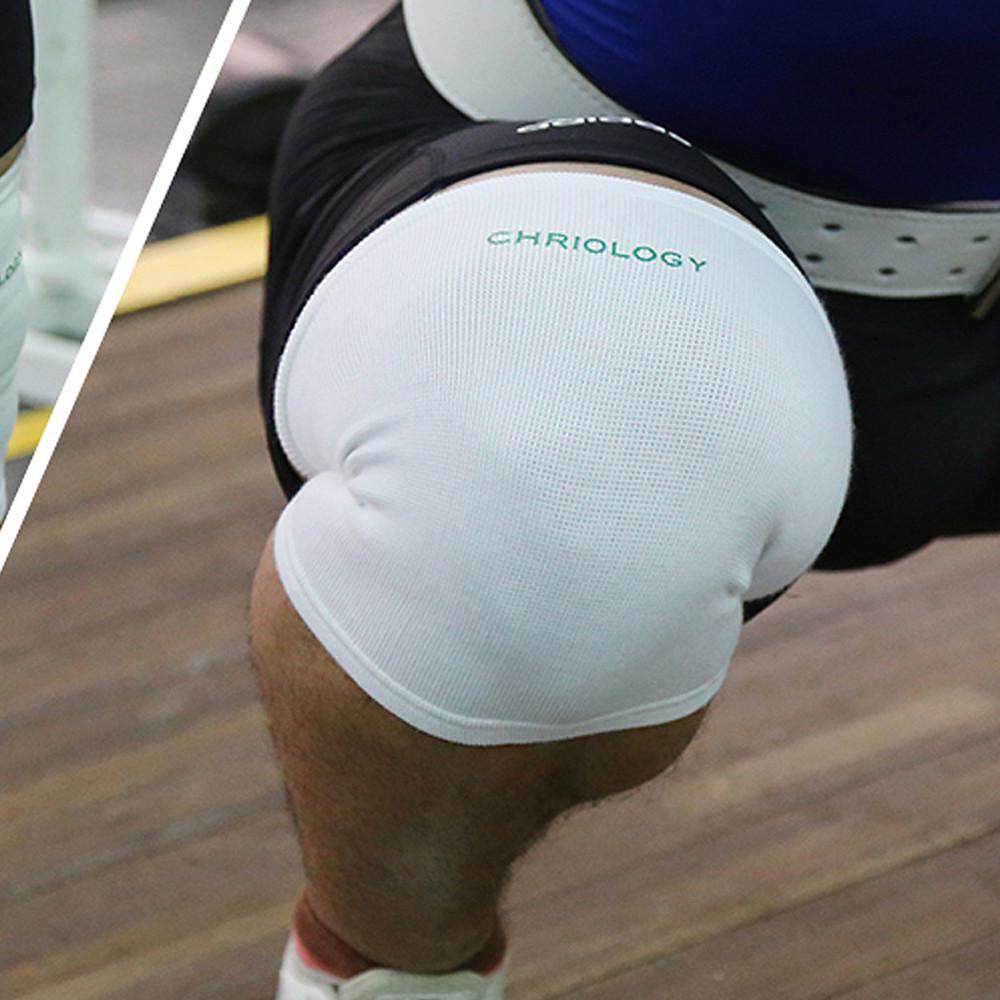 크리오로지 무릎보호대 무릎아대 니슬리브 역도 헬스 크로스핏 (2개1세트)