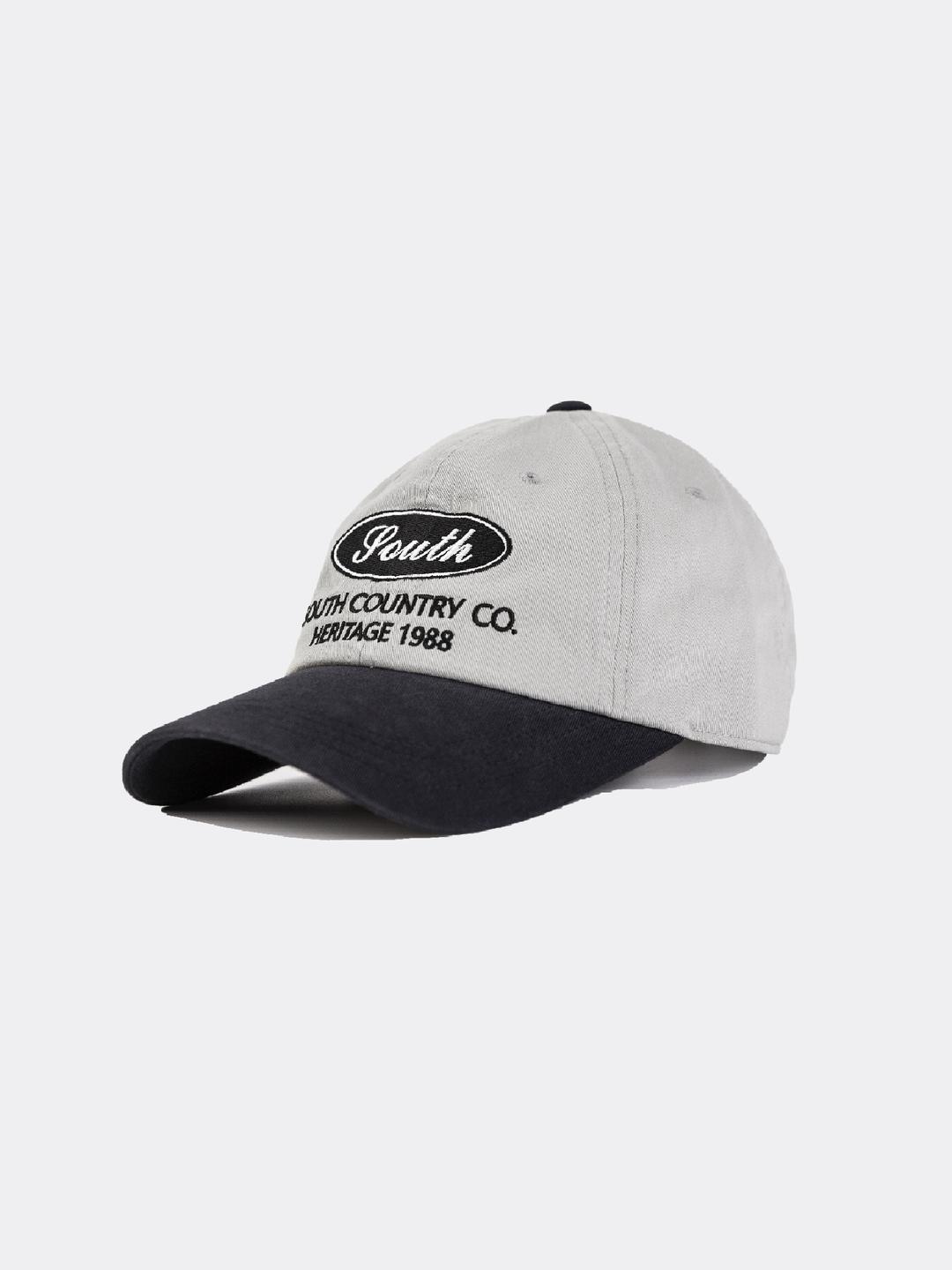 HERITAGE LOGO CAP-GREY/DARK NAVY