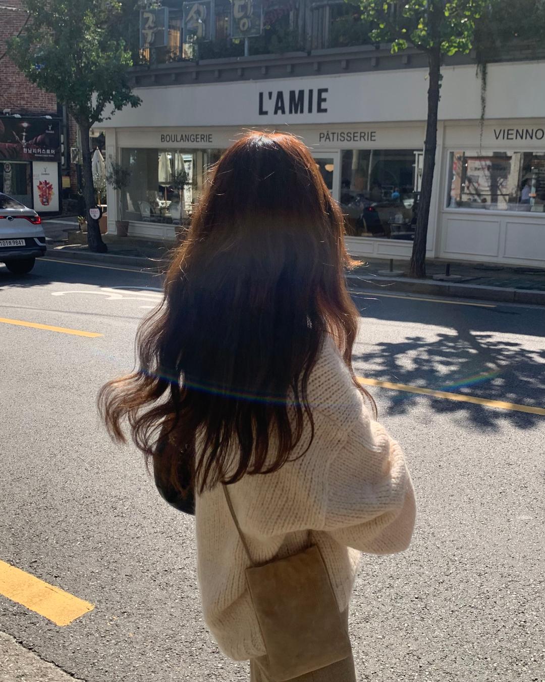 Lina mohair v neck knit