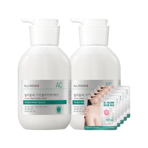 [더블기획] 시카 아크네 클리어 바디워시 400ml 2pack