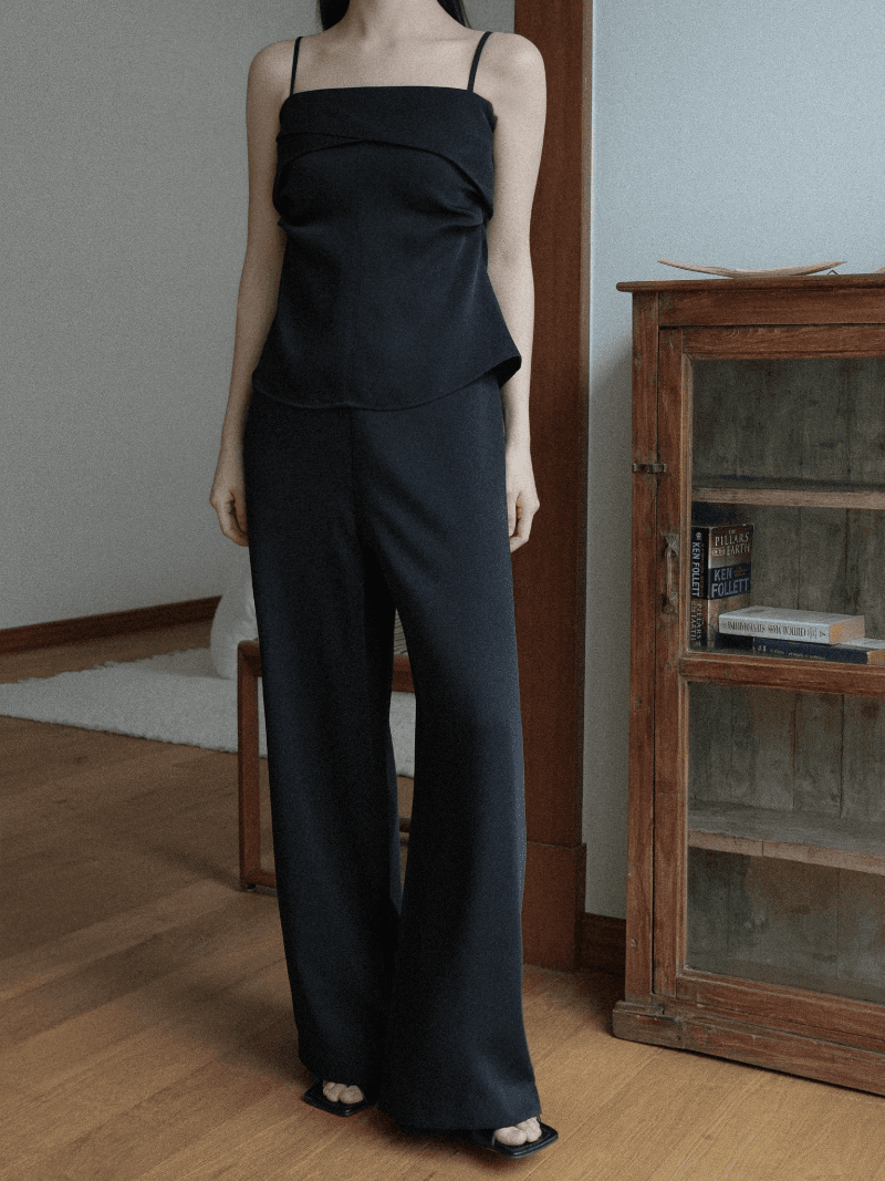 [NouArté] 벨르 셋업 밴딩 슬랙스 (블랙)