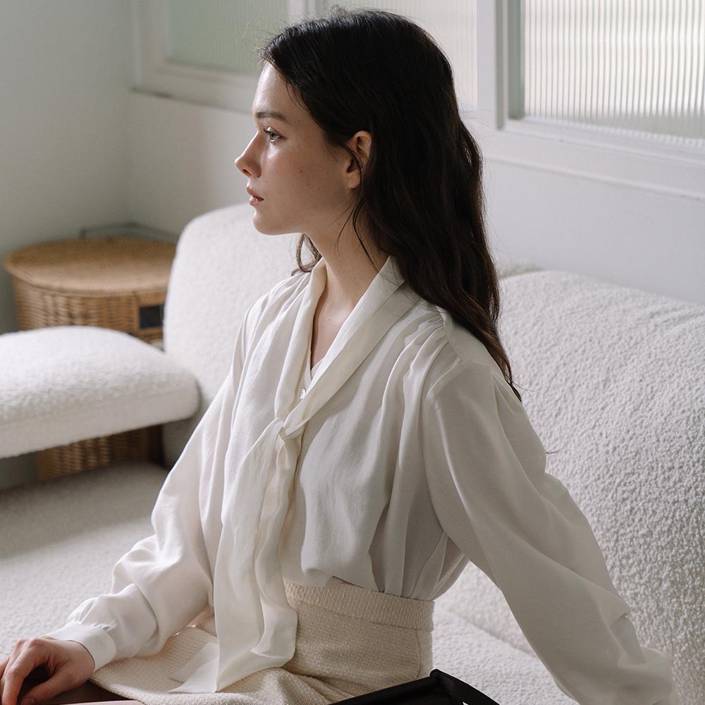 Silky Strap Blouse - Ivory