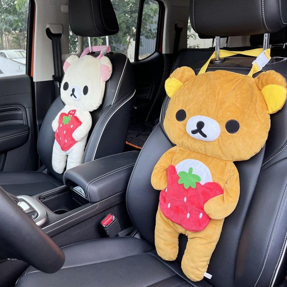 리락쿠마 등받이인형 차량용 코리락쿠마 대형 인형 시트 쿠션